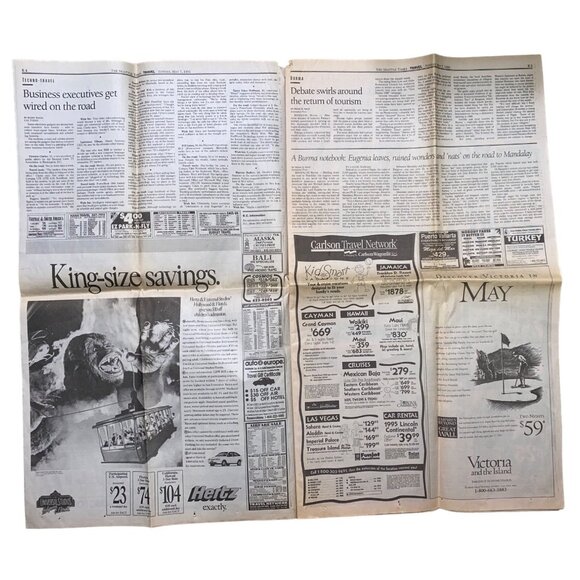 Disneyland Newspaper Seattle Times May 7, 1995 Sunday Kristin Jackson Reporter E - Picture 3 of 9